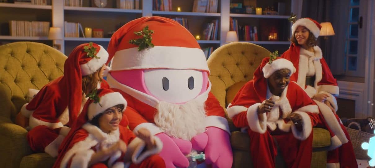 Fall Guys libera roupa natalina para todos os jogadores