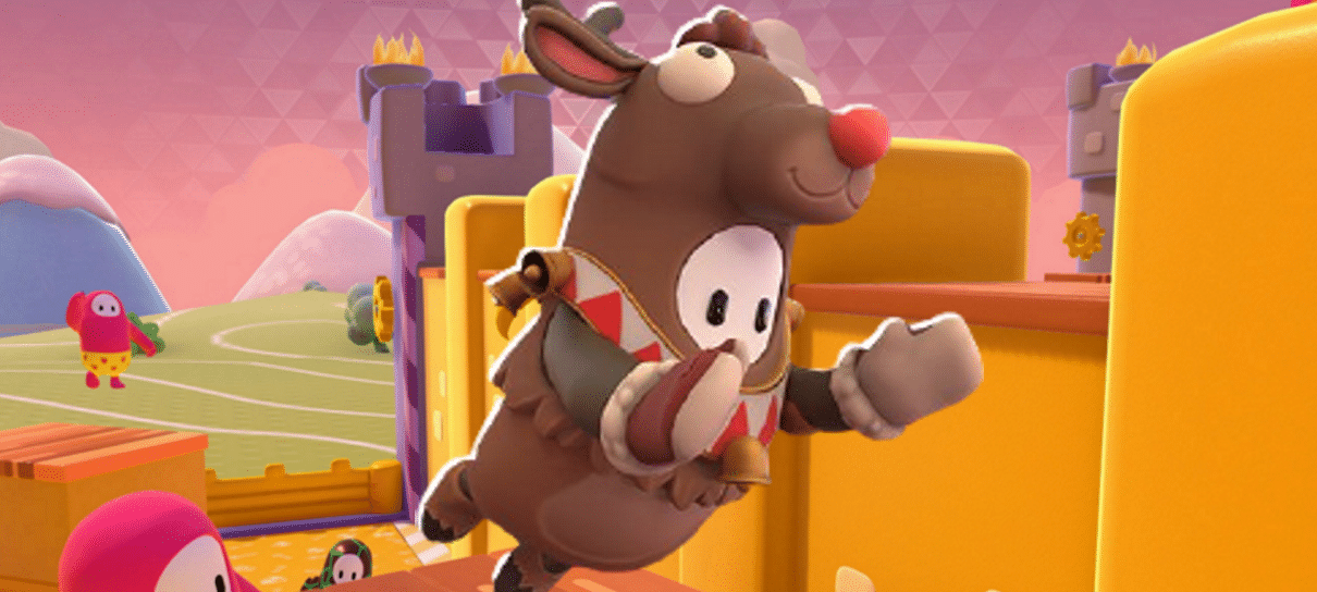 Fall Guys revela skins de rena, vela e mais para a Temporada 3