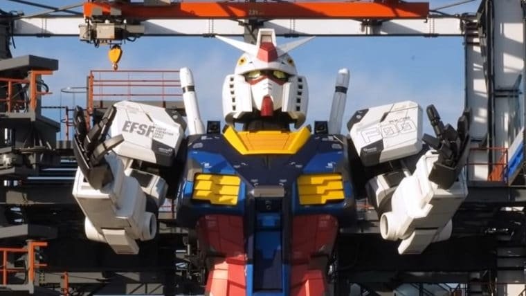 Estátua de Gundam em tamanho real e com movimentos é revelada oficialmente; confira