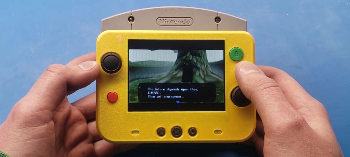 Menor Nintendo 64 do mundo é quase do tamanho de um cartucho