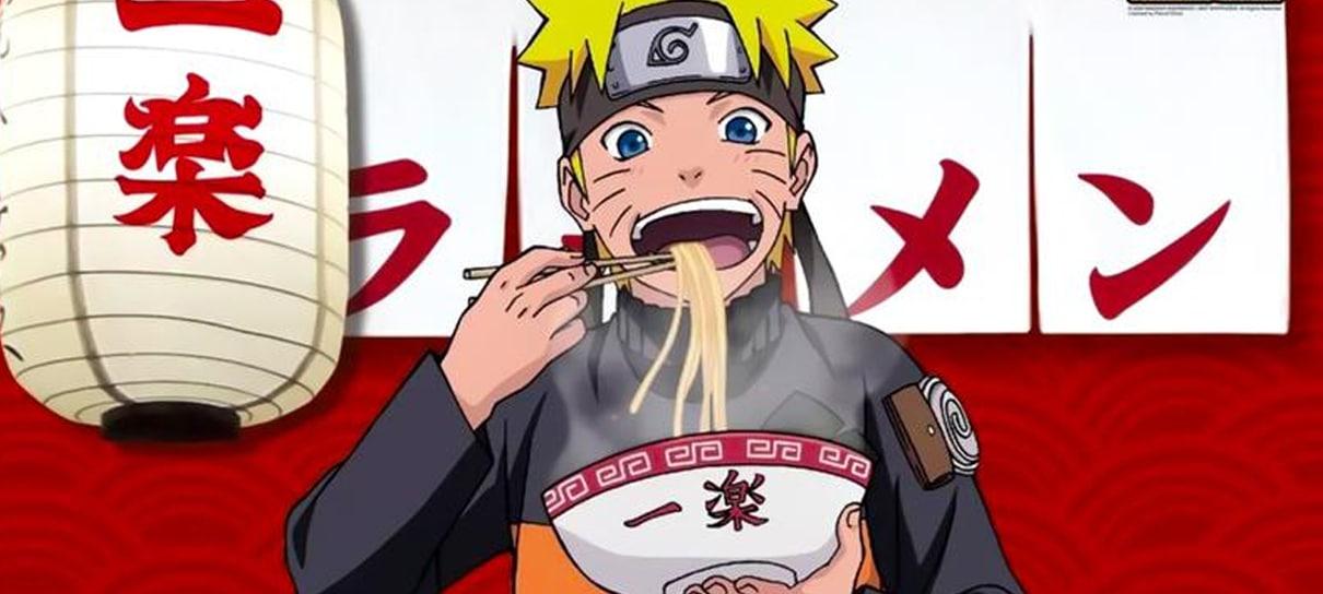 Esse whey protein do Naruto com sabor lamen é para quem quer ser um ninja na academia