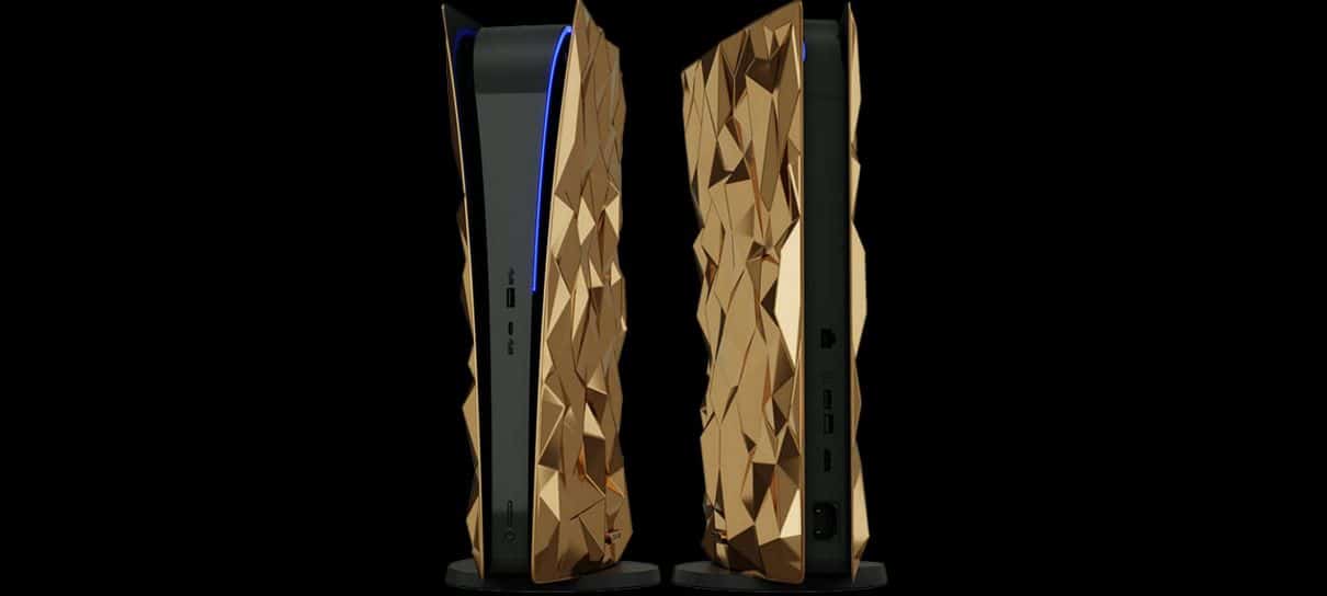 Empresa anuncia PlayStation 5 com 20kg de ouro e couro de crocodilo