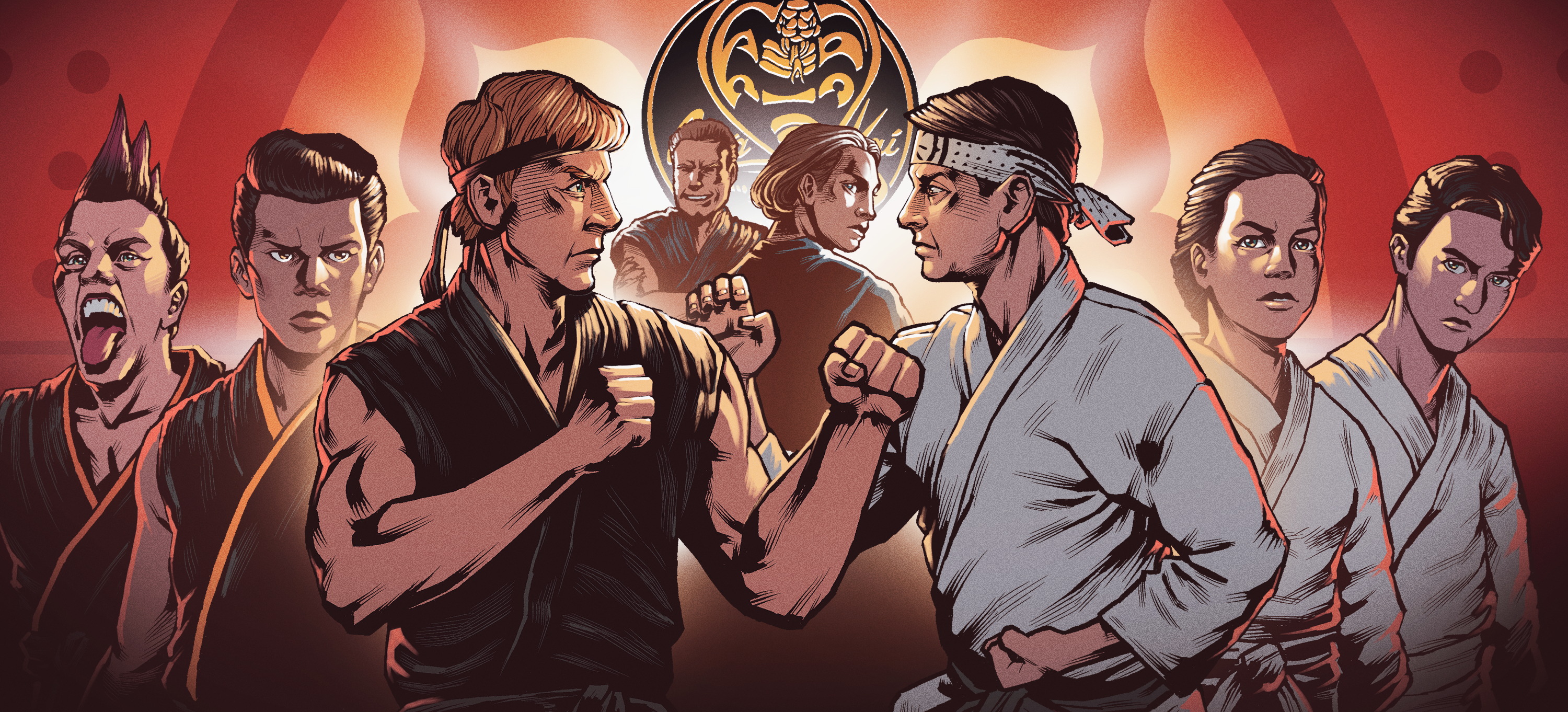 Capa do episódio Cobra Kai Never Dies