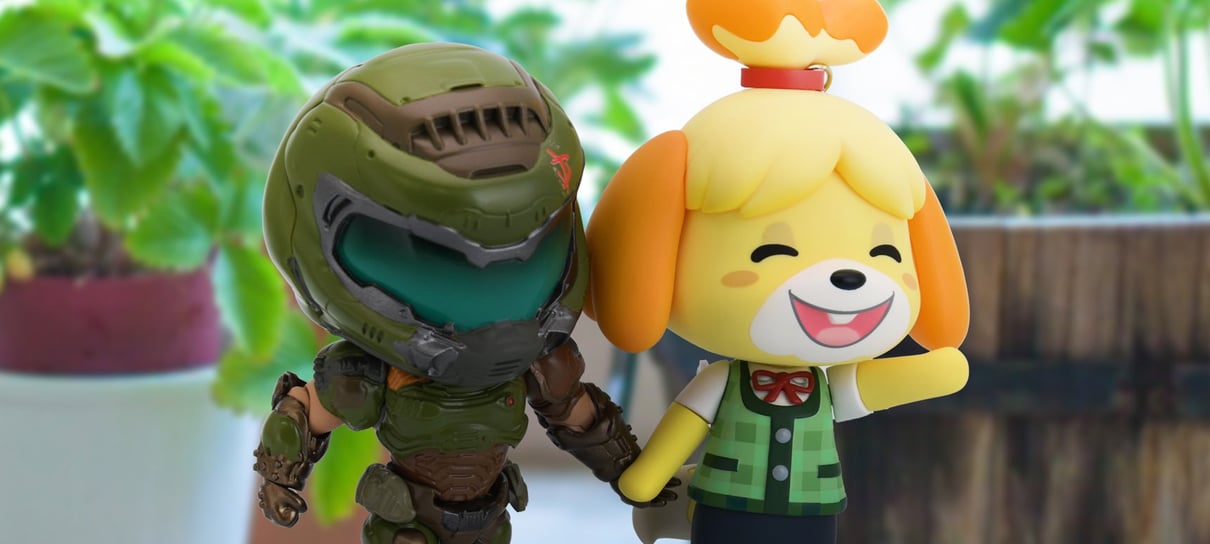 Comece 2021 com a melhor dupla de 2020: Doom Guy e Isabelle