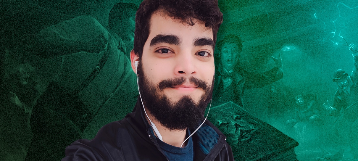Matteo Santos usou o nerd power para se envolver no Nerdcast RPG: Coleção Cthulhu