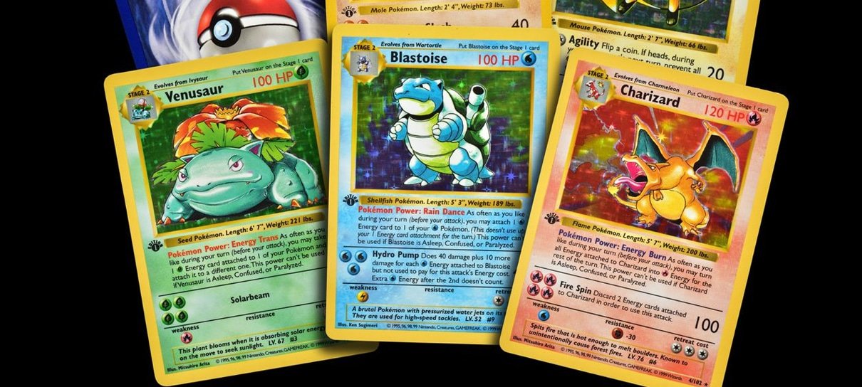 CARTAS POKEMON - LOTE COM 3 CONJUNTOS DE CARTAS POKÉMON