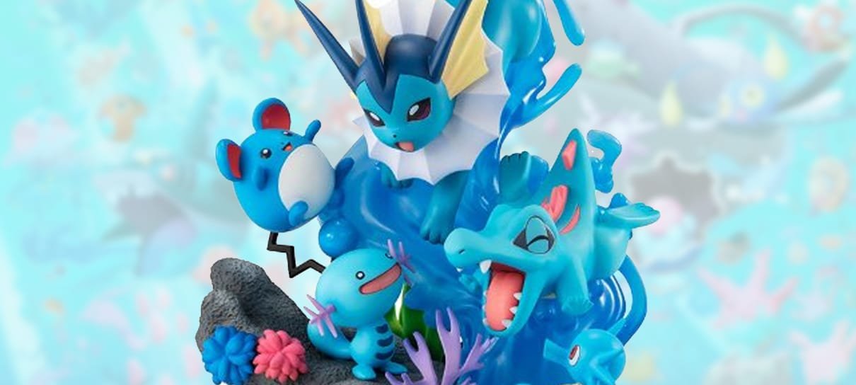 Estatueta reúne Pokémon de água das primeiras gerações