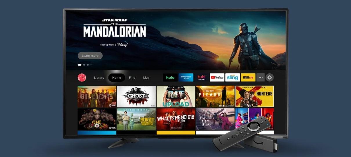 Fire TV da Amazon deve receber nova interface em março