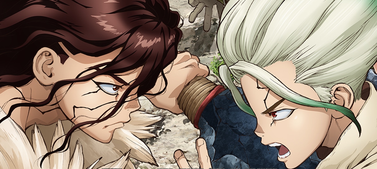 Dr. Stone terá novos episódios dublados na Crunchyroll
