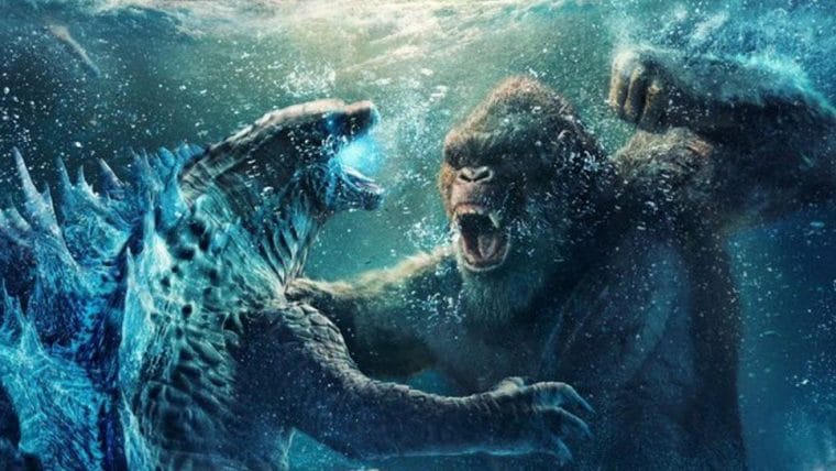 Godzilla vs Kong | Pôster chinês mostra uma batalha na água