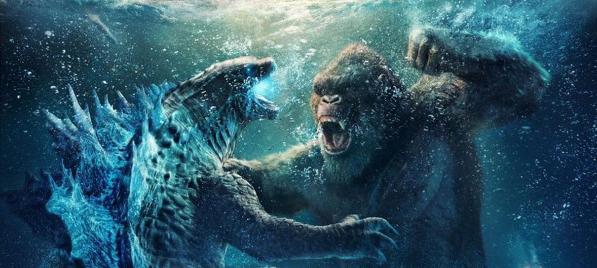 Godzilla vs Kong | Pôster chinês mostra uma batalha na água