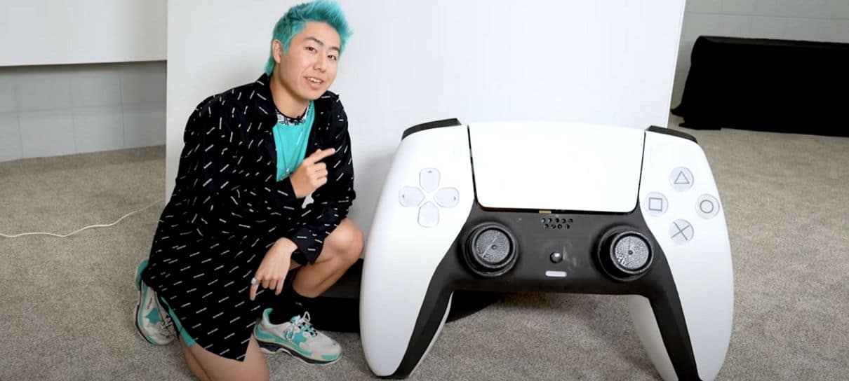 O maior PlayStation 5 do mundo tem três metros e custa US$ 70 mil (e funciona!)