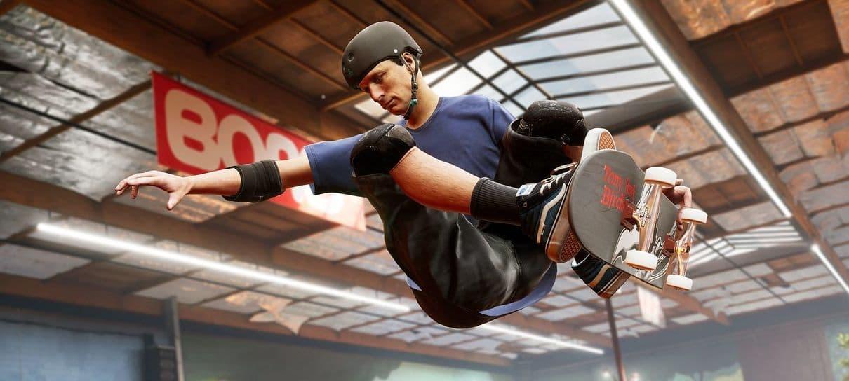 Tony Hawk's Pro Skater 1+2 é anunciado para PS5, Xbox Series X e Switch