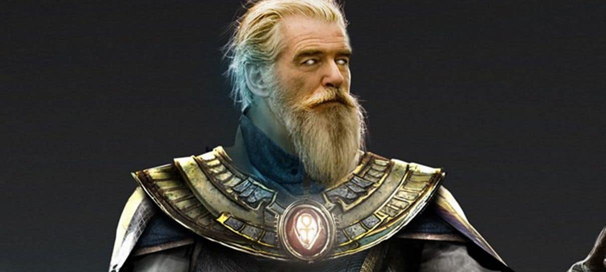 Arte de Bosslogic imagina Pierce Brosnan caracterizado como Senhor Destino