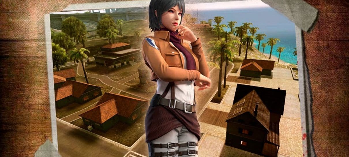 Evento crossover de Free Fire e Attack on Titan começa hoje
