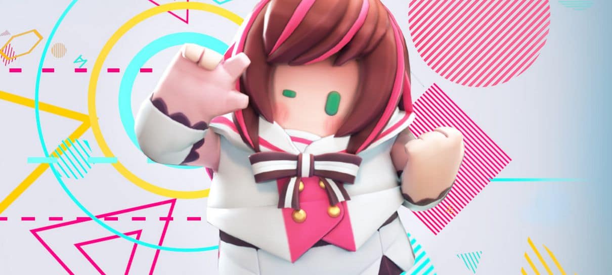 Fall Guys anuncia skin da vtuber Kizuna AI