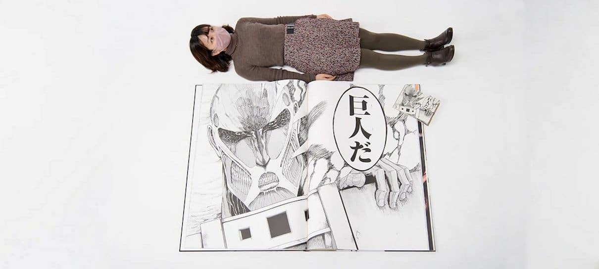 Mangá em "tamanho titã" de Attack on Titan esgota em dois minutos