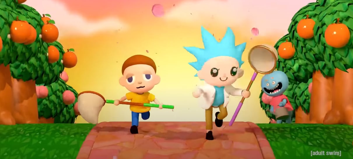Novo vídeo de Rick and Morty mostra dupla como personagens de Animal Crossing
