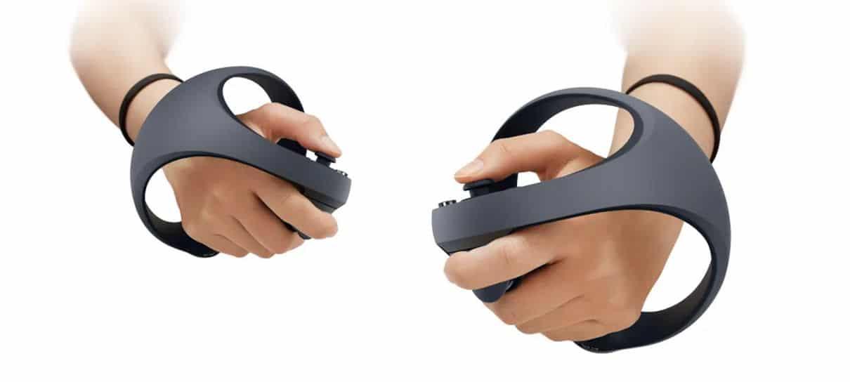 Sony revela visual do controle do novo PS VR de PlayStation 5