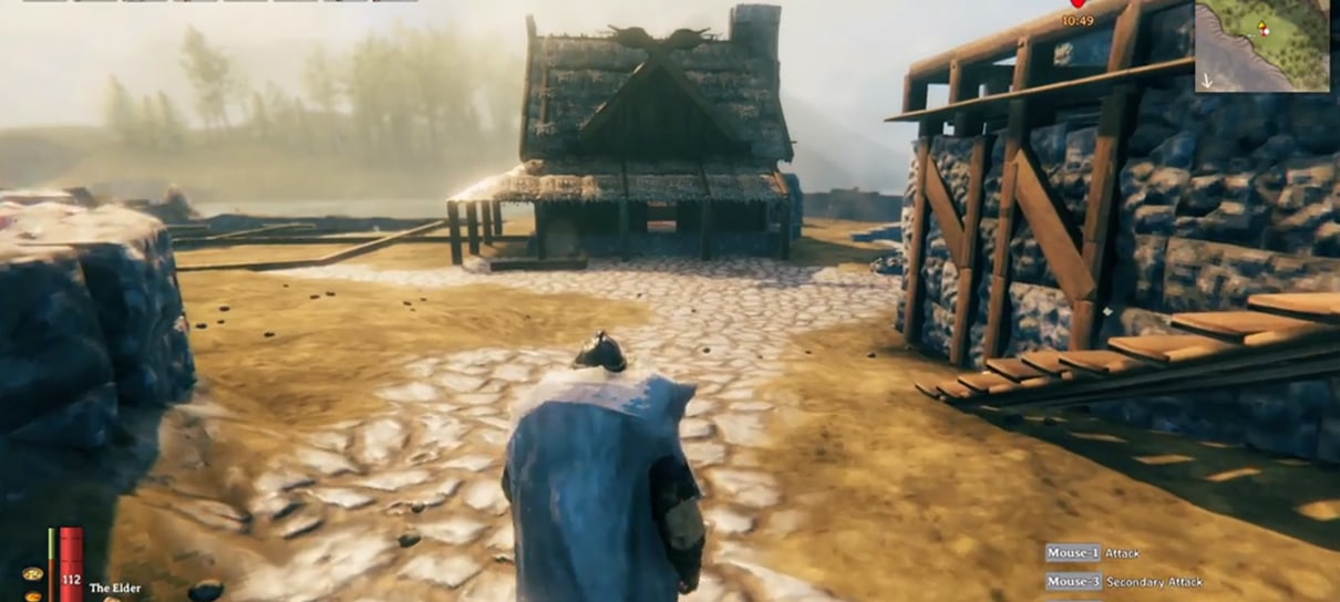 Whiterun de Skyrim está sendo recriada dentro de Valheim