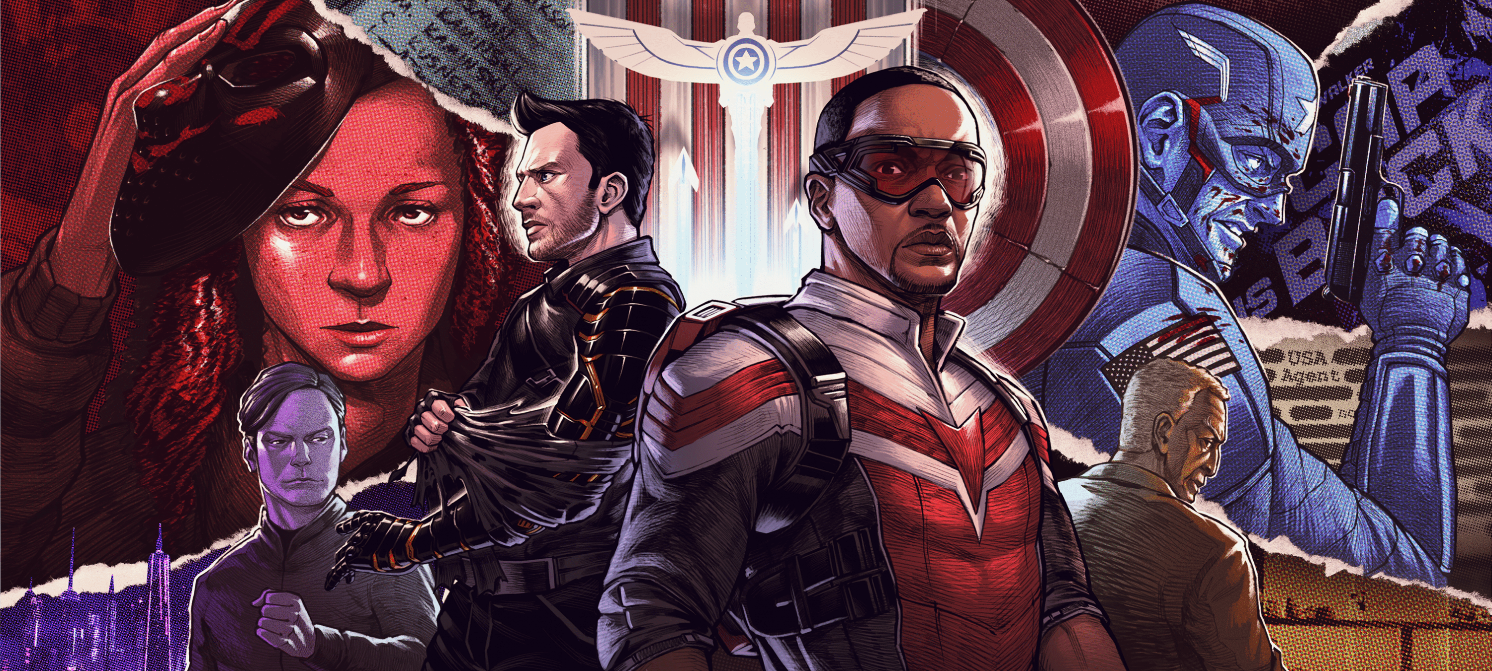 Asa e Bracinho... ou Falcão América e Lobo Invernal