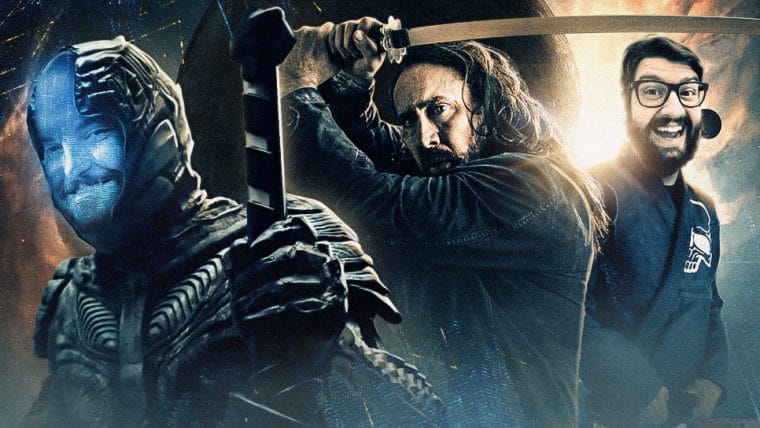 Nicolas Cage lutando Jiu Jitsu contra alienígenas!