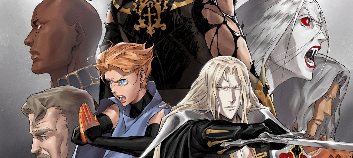 Pôster da quarta temporada de Castlevania reúne os principais personagens