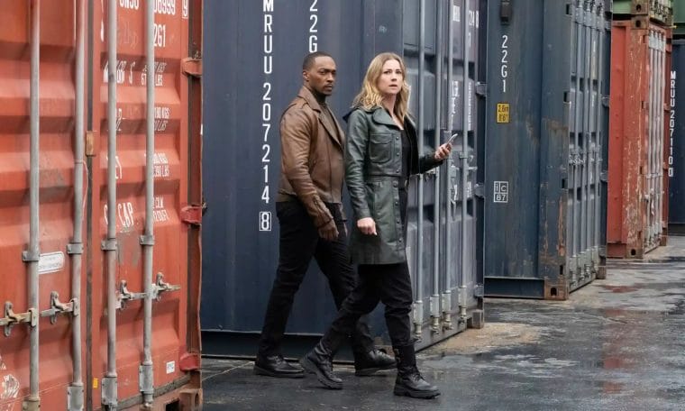 Sam e Sharon em Falcao e o Soldado Invernal