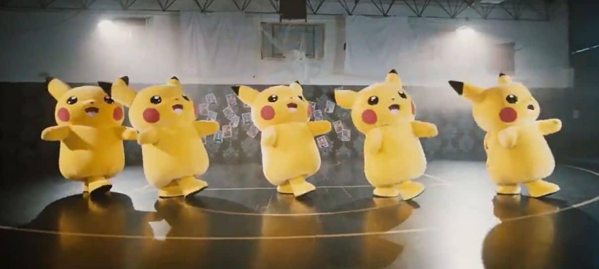 Grupo de Pikachu derrota Team Skull com dança e fofura em vídeo divertido