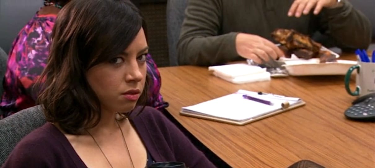 Filme de Parks and Recreation é mais provável do que novas temporadas, diz Aubrey Plaza