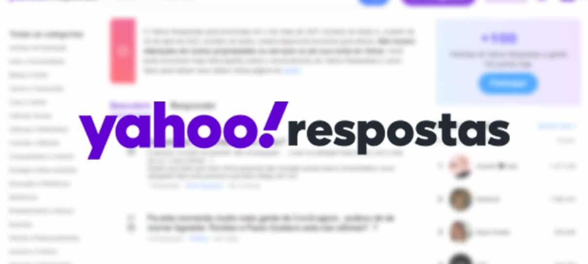 Yahoo Respostas será encerrado em maio