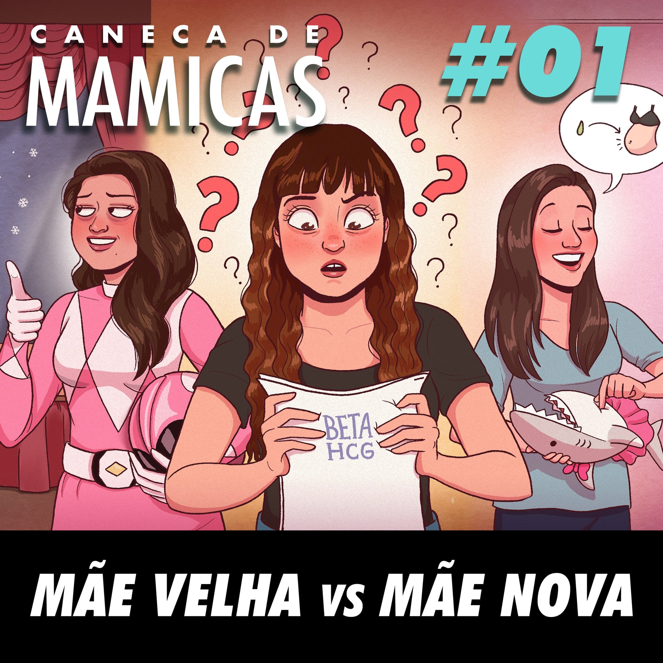 Caneca de Mamicas 01 - Mãe Velha vs Mãe Nova