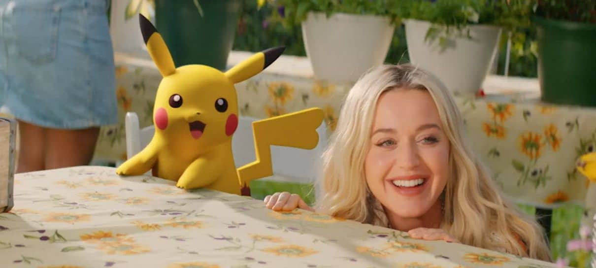 Katy Perry lança música e clipe para comemorar os 25 anos de Pokémon