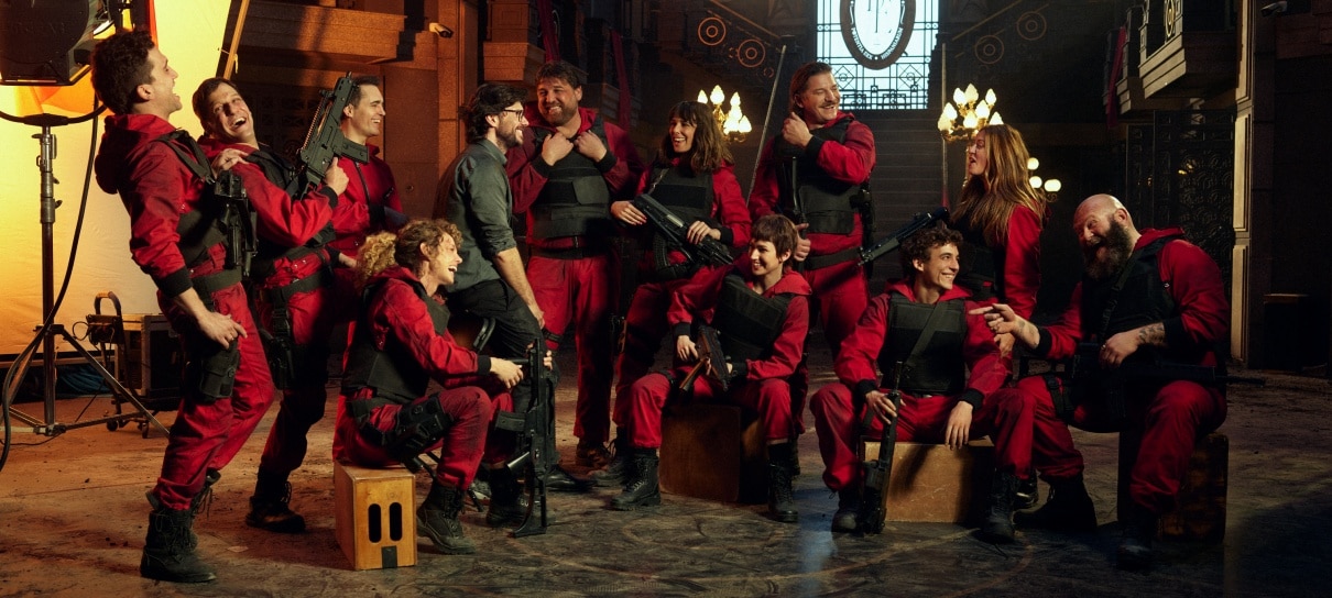 Gravações da última temporada de La Casa de Papel já terminaram
