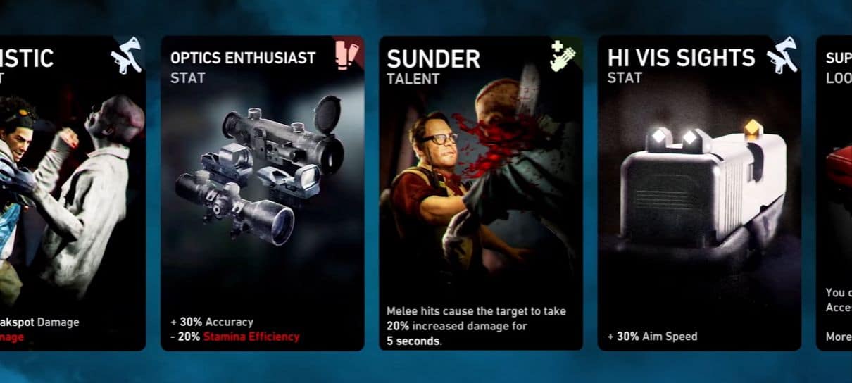 Novo trailer de Back 4 Blood detalha sistema de cartas do jogo