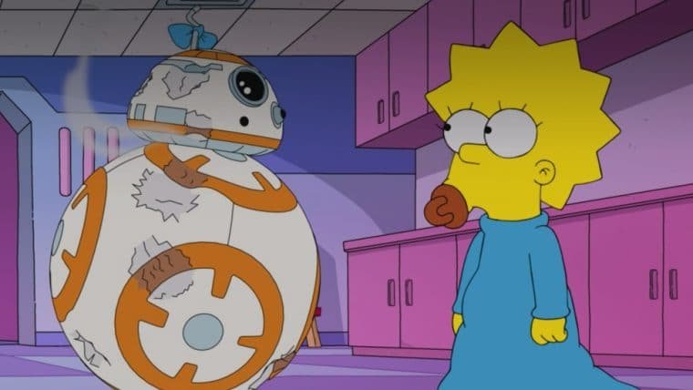 Os Simpsons e Star Wars se encontram em Maggie Simpson em O Despertar Com Força da Soneca