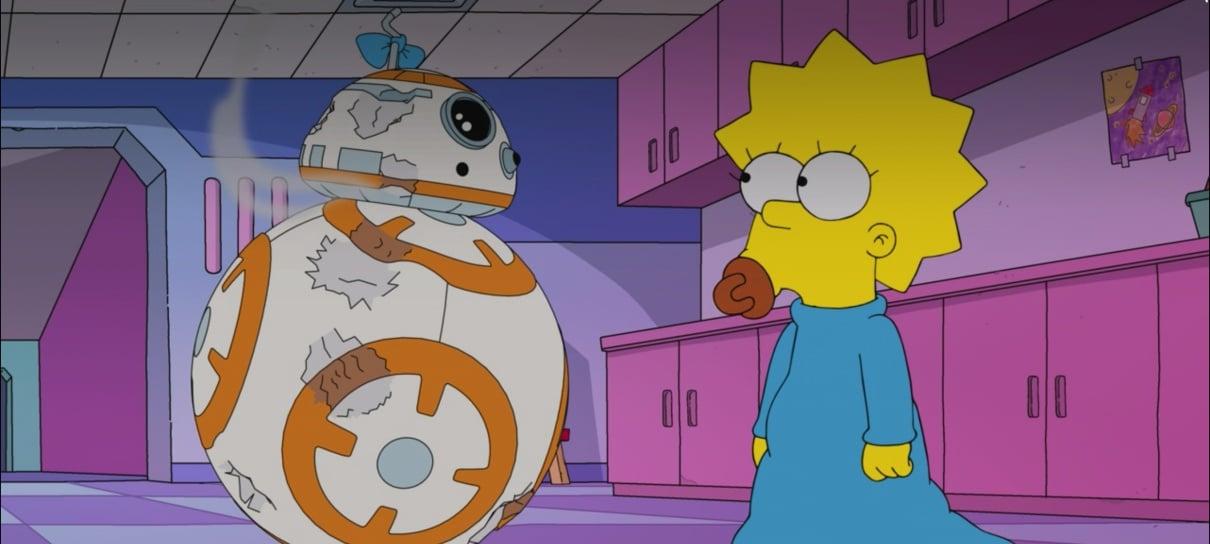 Os Simpsons e Star Wars se encontram em Maggie Simpson em O Despertar Com Força da Soneca