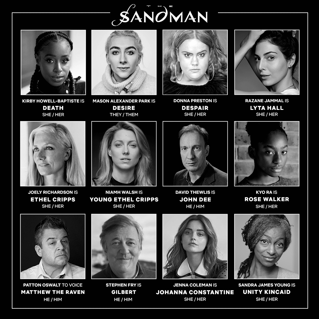 Série de Sandman tem mais nomes do elenco revelados - Jovem Nerd