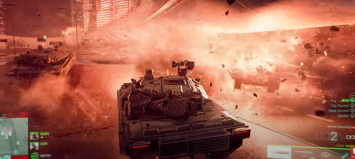 Battlefield 2042 ganha trailer de gameplay cheio de explosões