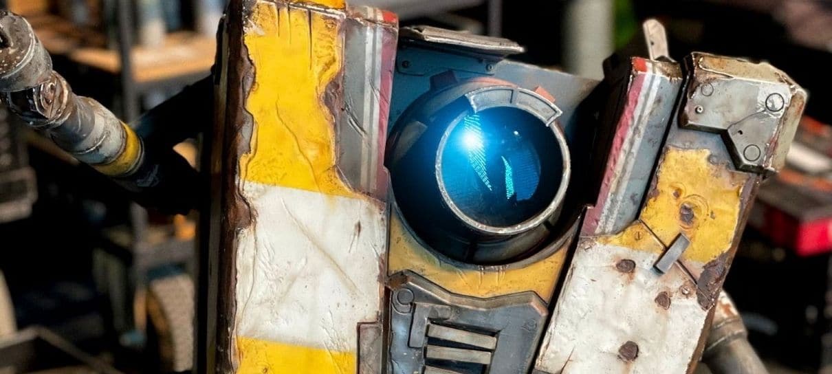 Visual do Claptrap é revelado em foto dos bastidores do filme de Borderlands