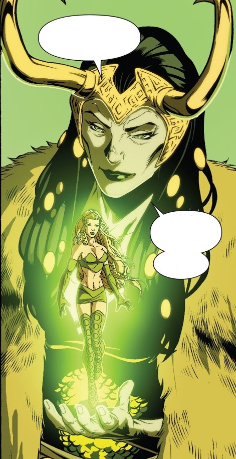 Lady Loki e Encantor na HQ Dark Reign: New Avengers