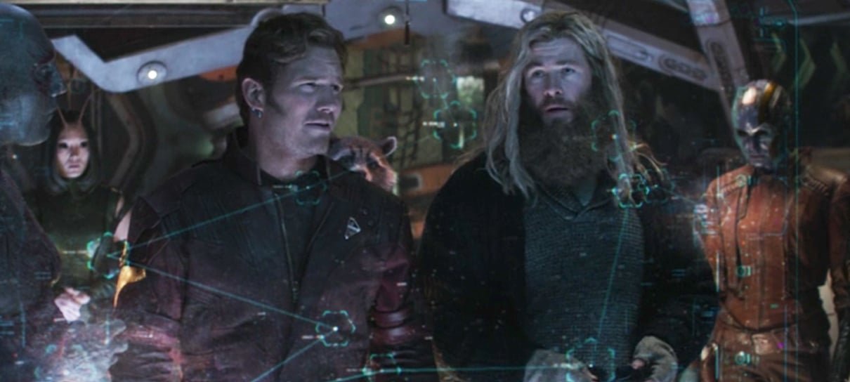 Foto dos bastidores de Thor 4 mostra encontro de Chris Hemsworth e Chris Pratt