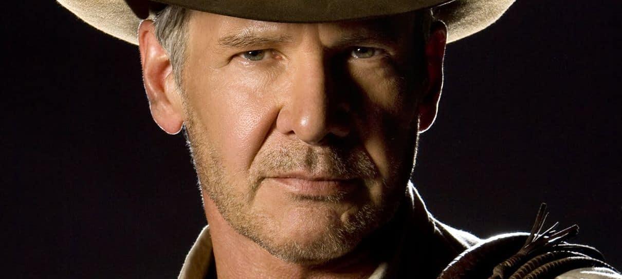 Confira uma foto de Harrison Ford nos bastidores de Indiana Jones 5