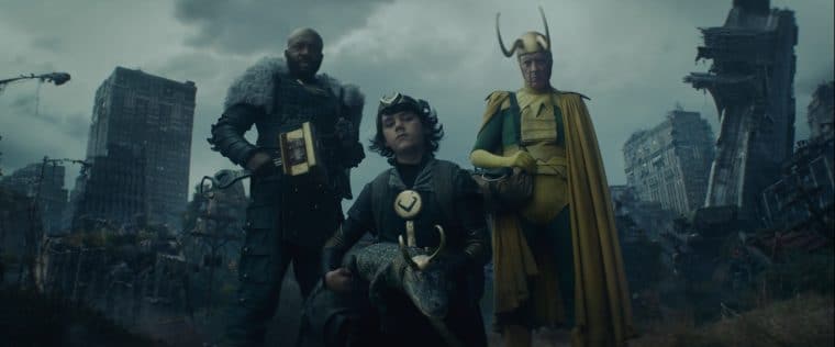 DeObia Oparei, Jack Veal e Richard E. Grant como Loki (Divulgação/Marvel)