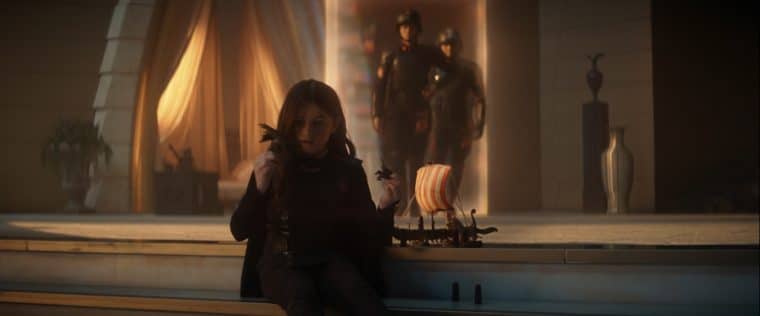 Cailey Fleming como a jovem Sylvie em Loki (Divulgação/Marvel)