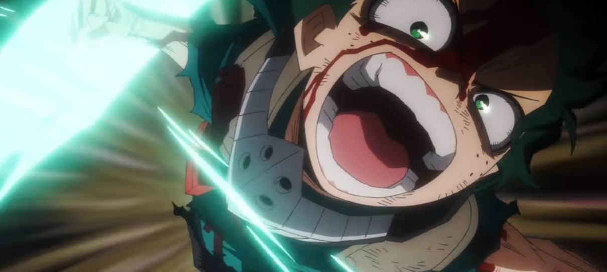 Midoriya é procurado por assassinato em trailer do novo filme de My Hero Academia
