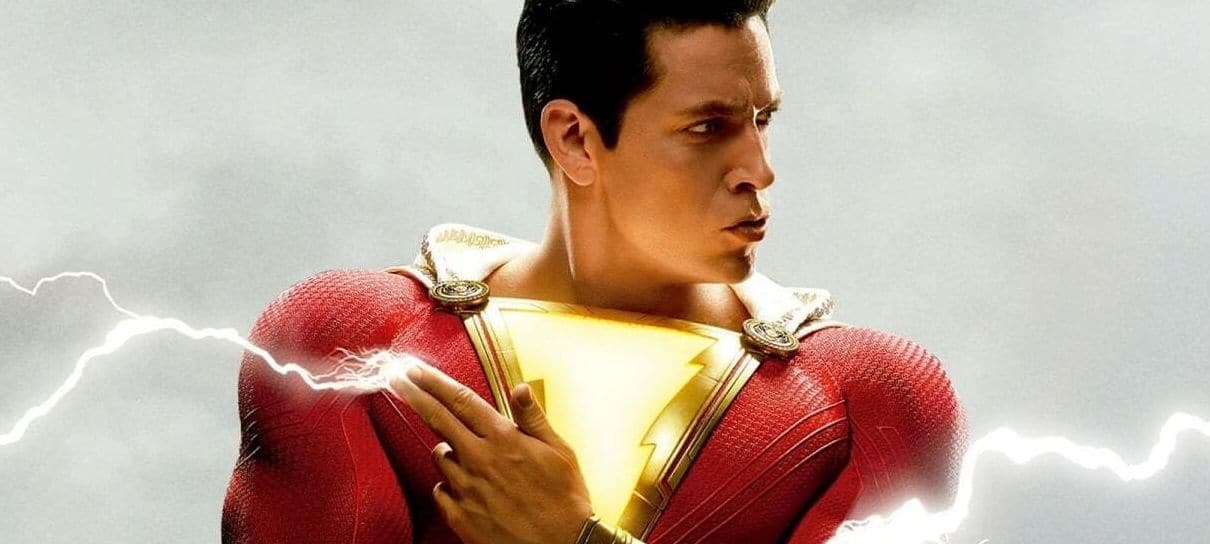 Novo traje de Shazam é revelado em fotos dos bastidores da sequência