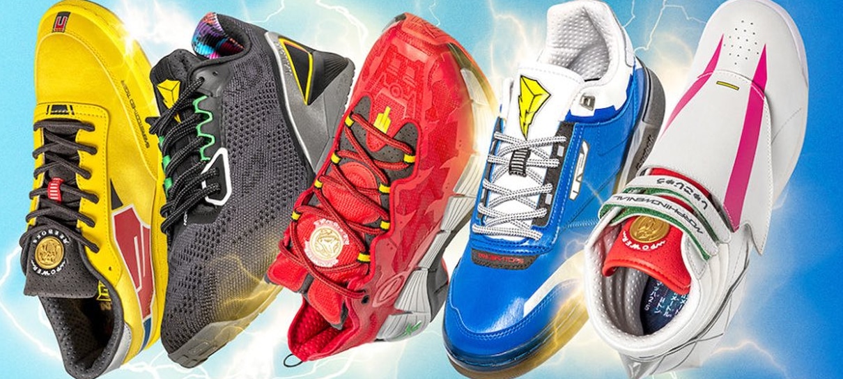 Reebok lança coleção de tênis inspirados em Power Rangers