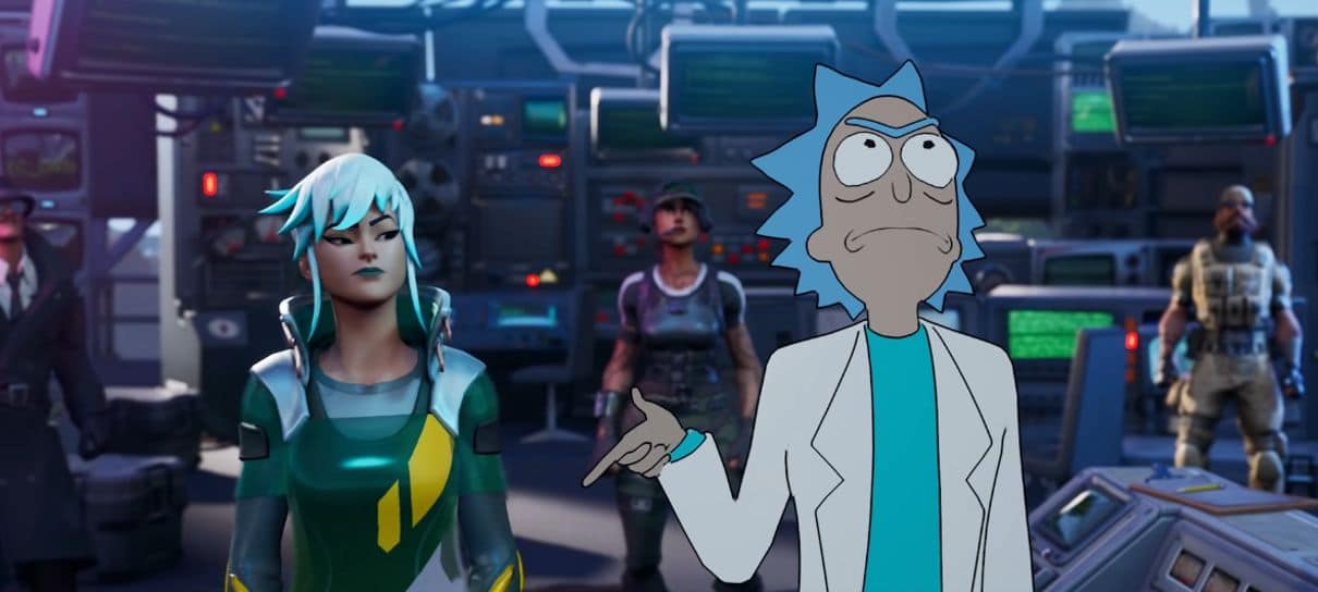 Rick, de Rick and Morty, está no Fortnite