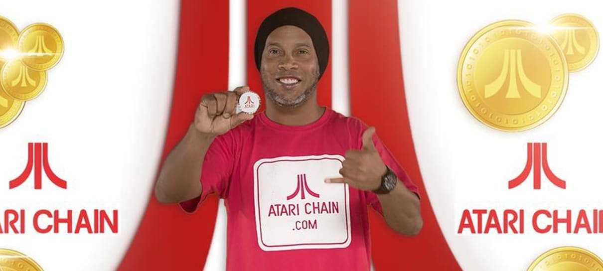 Rolê aleatório: Ronaldinho Gaúcho promove criptomoeda da Atari